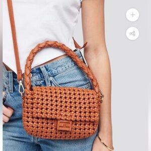 Isabella Tan Vegan Leather Crossbody Bag NWOT